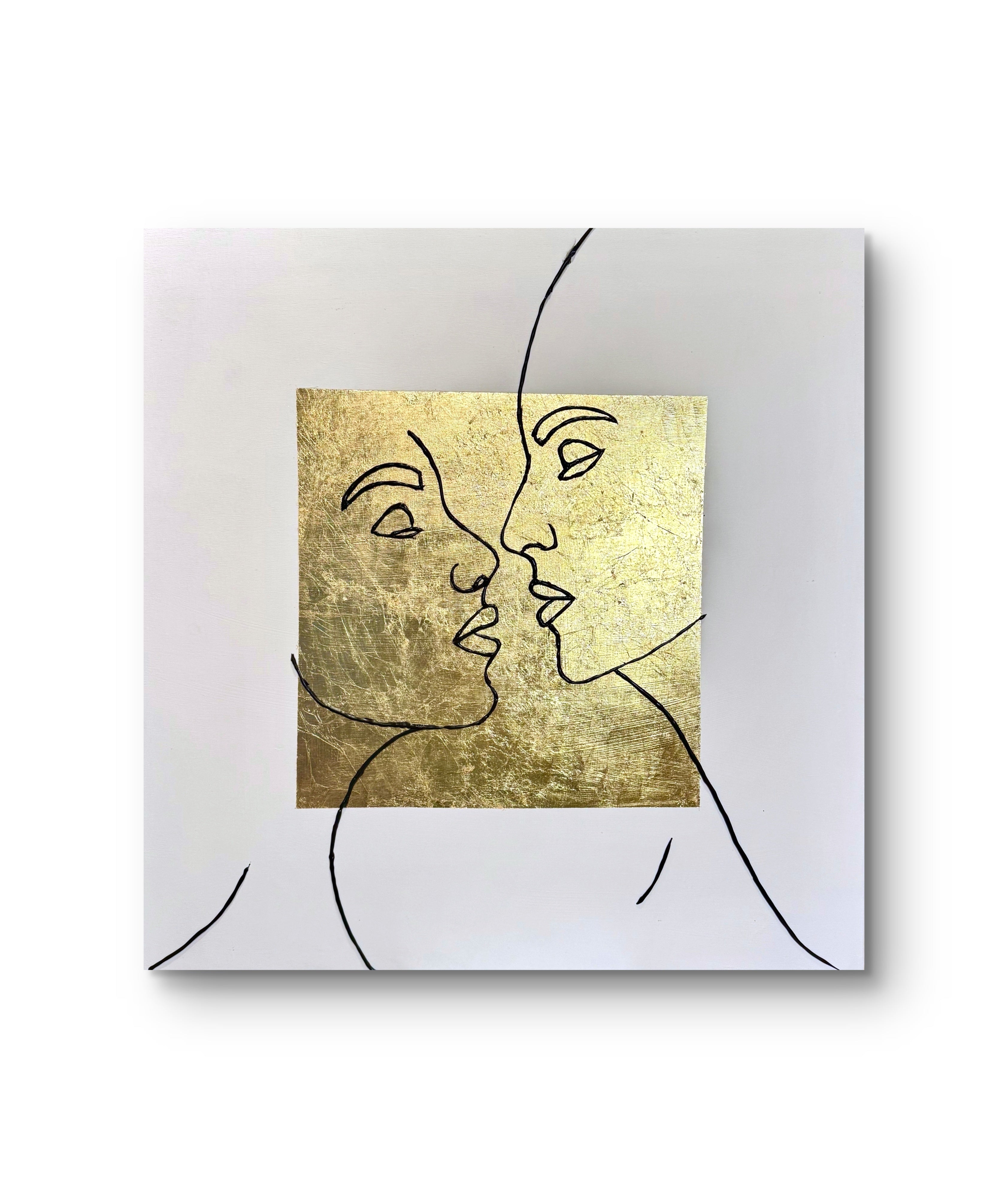 Single Line in a Golden Field