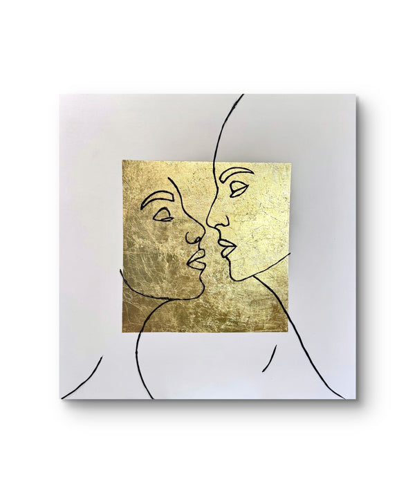 Single Line in a Golden Field